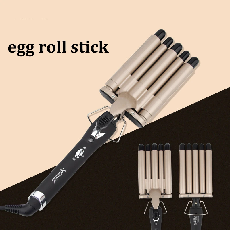 

Электрическая плойка для завивки волос, профессиональная керамическая плойка с пятью трубками, инструменты для моделирования