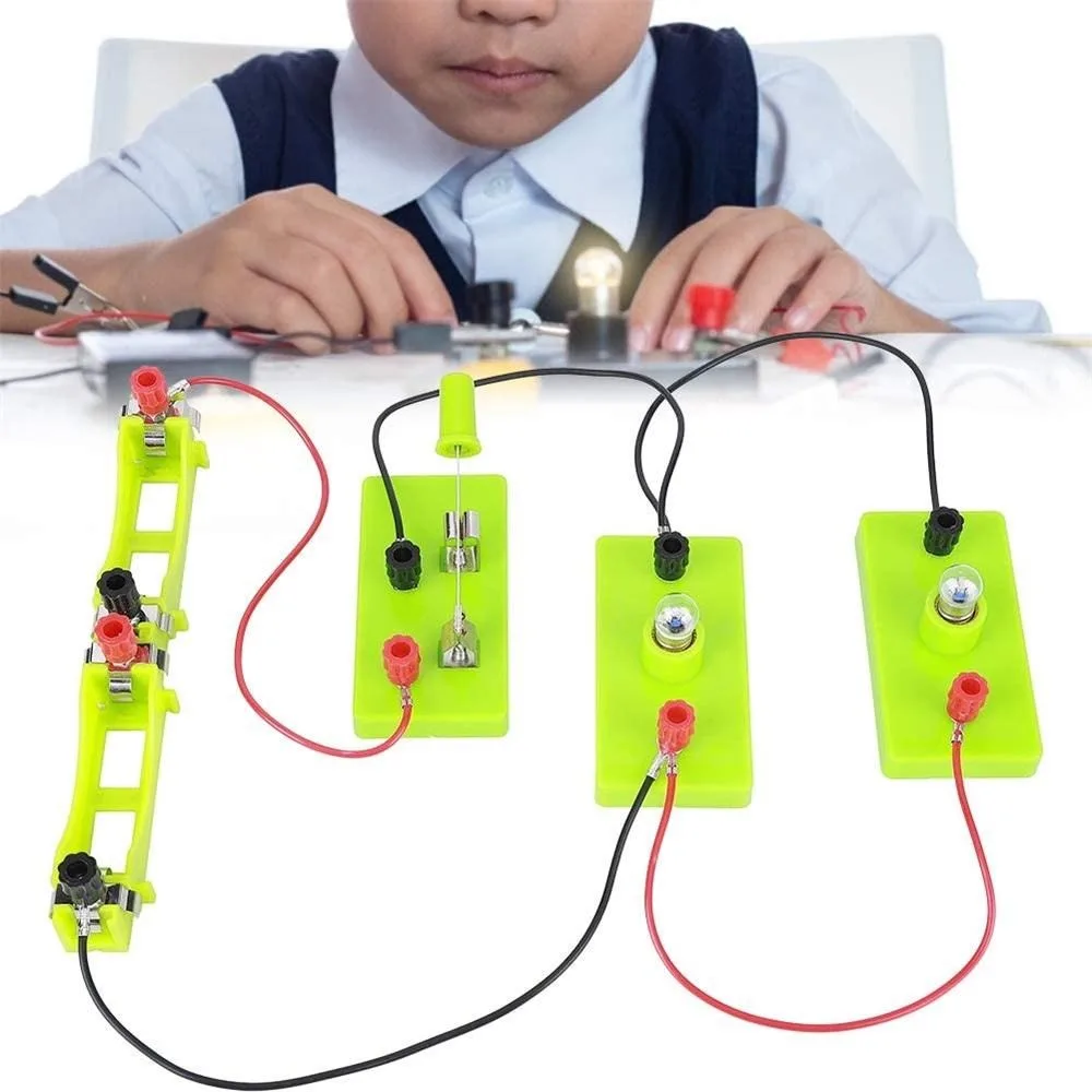 Hands-on Ability  Electric Circuit Experiment Electricity Learning Kit Basic Circuit Montessori Learning Experiment Set