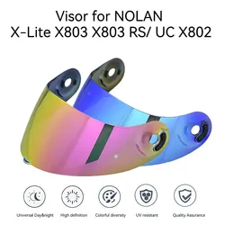 X-Lite Spiegelvisier für NOLAN X-803 X-802 X-702 X-661 X603 Motorradhelmvisier UV-Schutz Casco Moto Visera Sonnenschutz