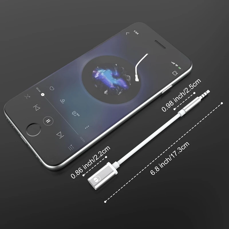 سلك كابل صوتي لمشغل MP3 ، مقبس صوت تناظري ، سماعة رأس ، MP3 ، كمبيوتر محمول ، أجهزة لوحية ، + ، ذكر إلى نوع C ، أنثى