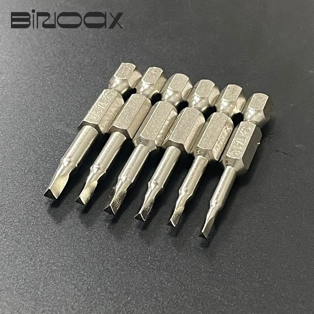 5 Stück S2 Stahl Magnetische Dreieck-Schraubendreher-Bits 50mm Sechskant-Schaft Pneumatische Elektrische Schraubendreher-Bits Set für Heimreparaturen