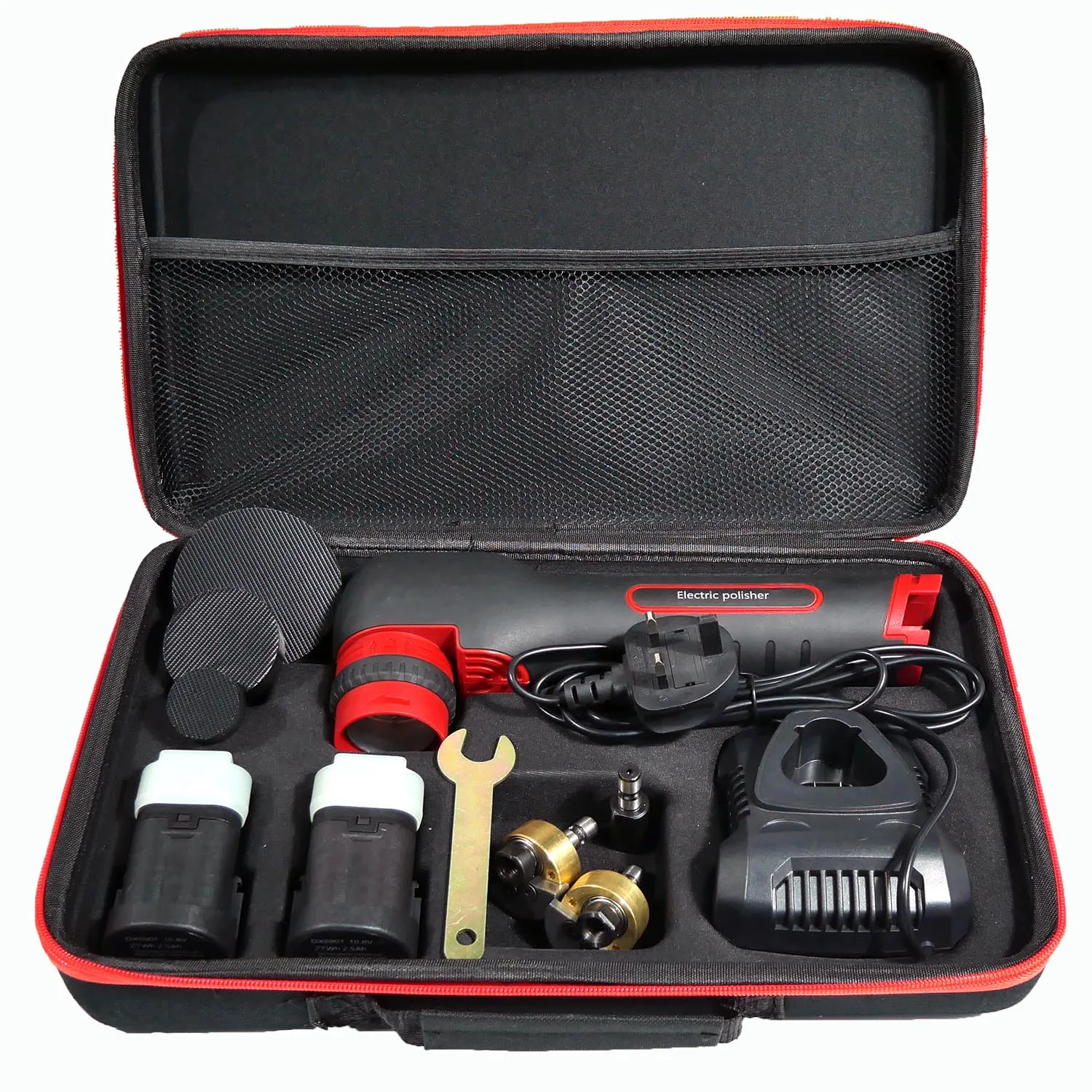12V Mini Battery Cordless Brushless Dual Action Polisher 8mm/12mm Orbital for Car Automotive Polishing Machine