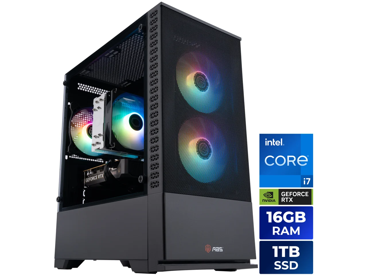 Pc Gaming Intel Core I7 - ABS Cyclone Aqua Prebuilt Gaming PC