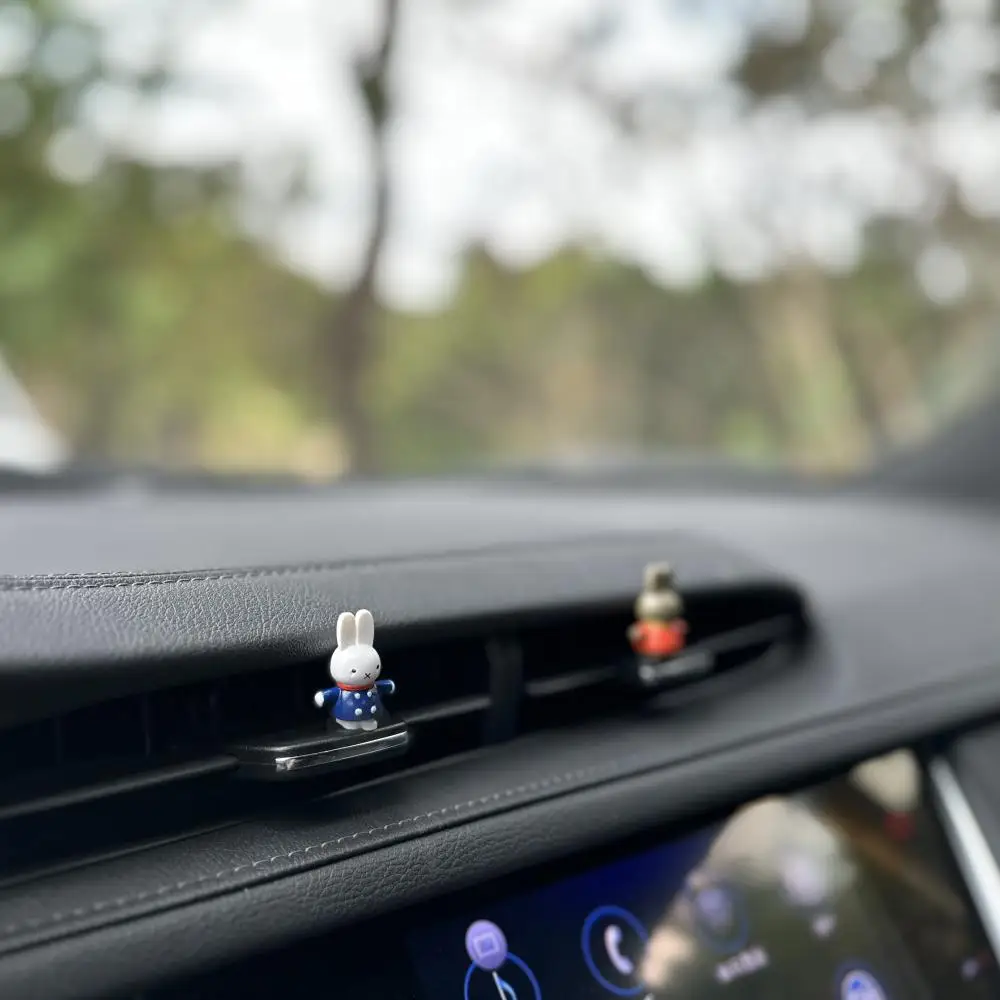 Cute Miffy Car Center Console Ornament The Miffy Rabbit Figurine Is The First Gift for Decorating The Car's Outlet