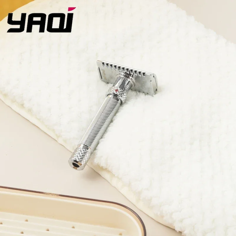 Yaqi Beard Shave ajustable THE FINAL CUT OC Color cromado maquinilla de afeitar de seguridad para hombre