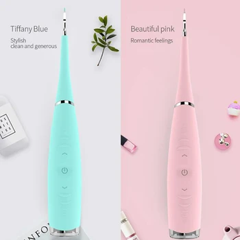 Oral Ultrasonic USB Rechargeable Vibration Sonic Dental Scaler Dental Calculus Remover Tooth Stains Tartar Cleaner Tool Whiten Teeth
