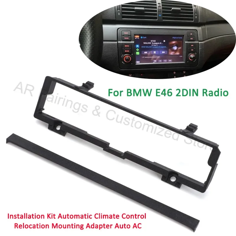 Klimaanlagen-Installationshalterung für BMW 3er E46 2DIN Auto-Klimaanlagensteuerung Radio-Installationskit