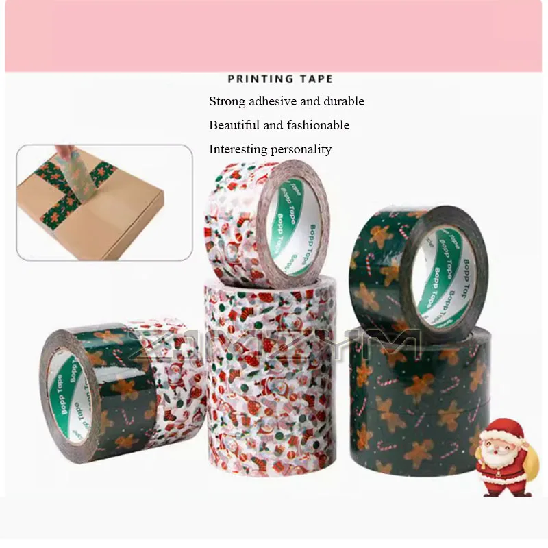 5CM * 100Y Weihnachten Thema Aufkleber Siegel Etiketten DIY Scrapbooking Journaling Abdeckklebeband Nette Journal Schreibwaren