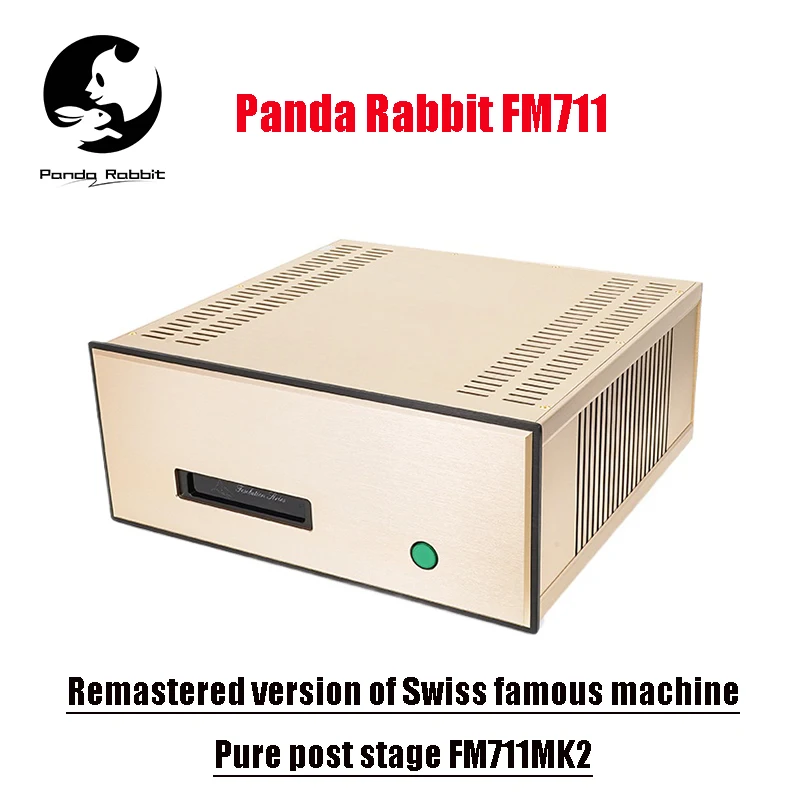 

Panda Rabbit 2025 Latest Version Remastered Swiss Famous FM711MK2 Pure Rear Stage 250W 8ohms Balanced Hifi Fever Amplifier