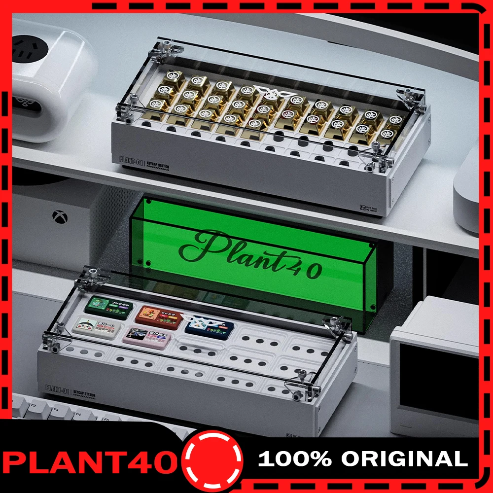 

YUANZHUOSTYLE Plant40 Keycap Storage BOX Mechanical Keyboard Keycap Hibernation Chamber Dust Cover 3d Printed Custom DISPLAY BOX