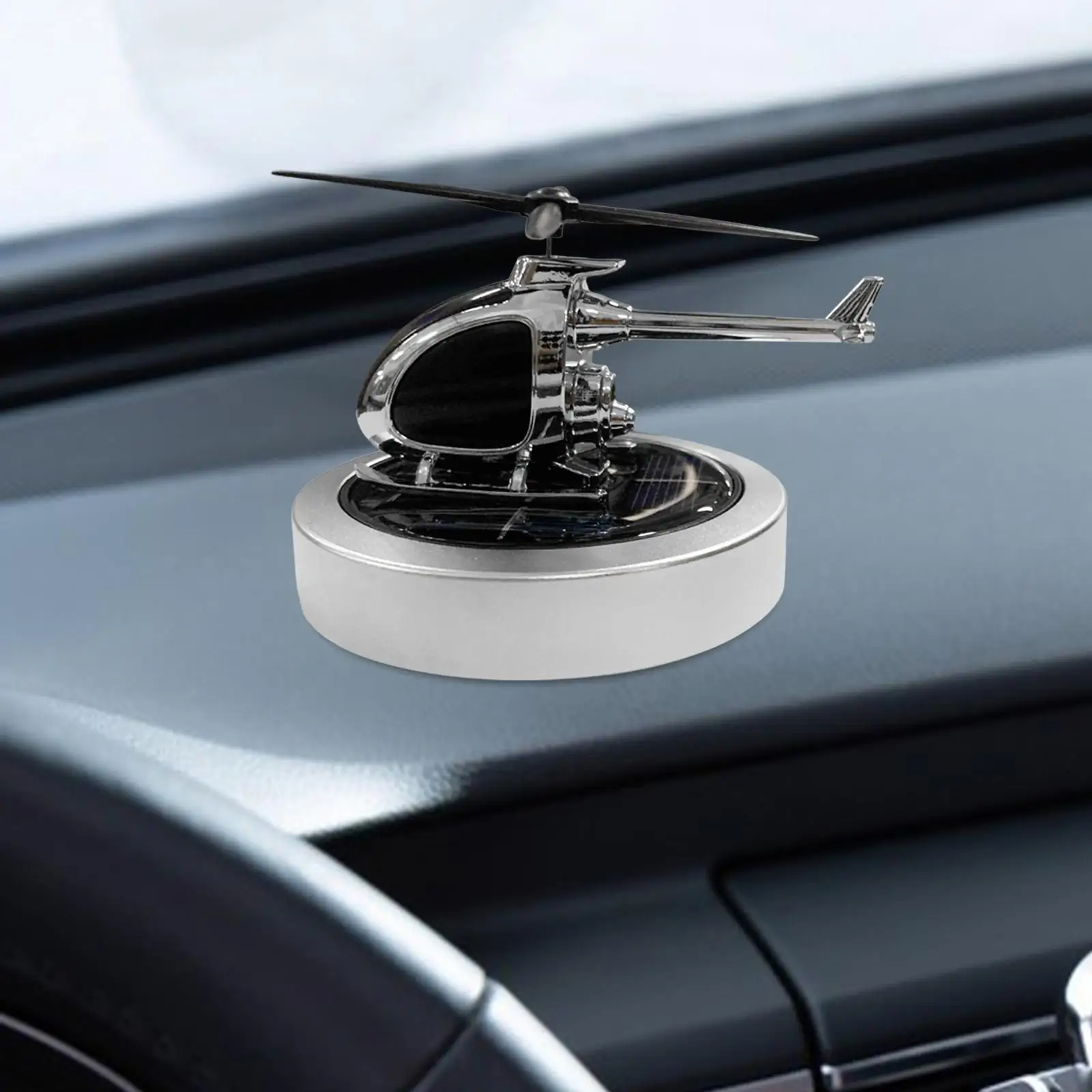 

Solar Car Air Freshener Car Perfume Diffuser Helicopter Model for Car Home