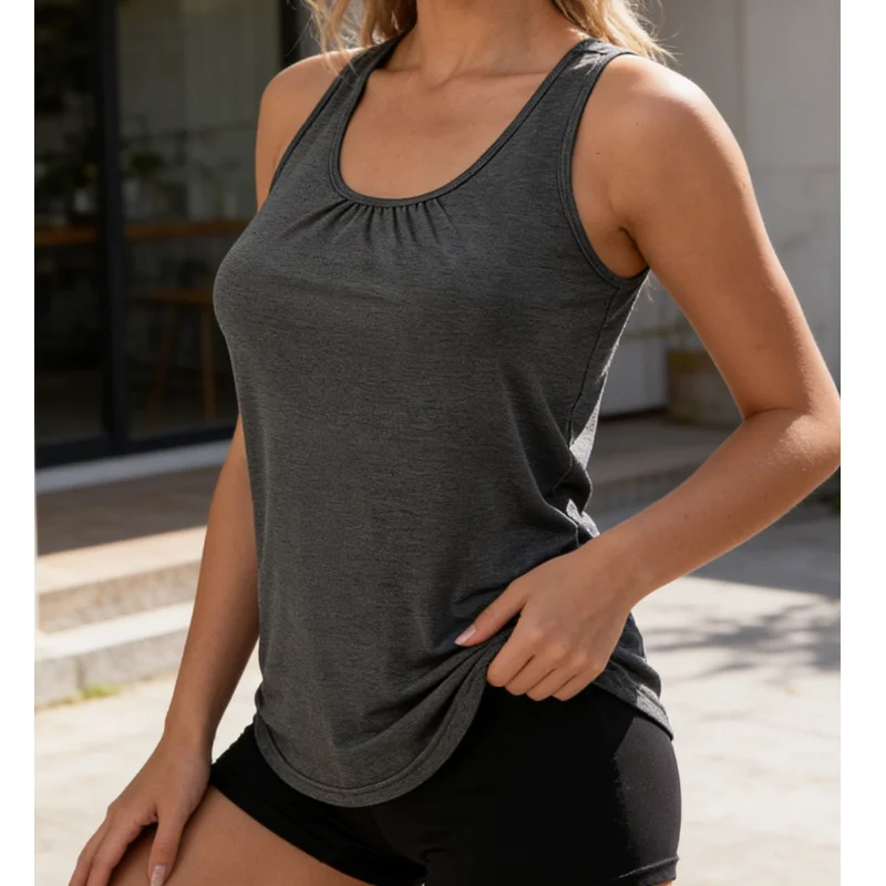 Running Tank Top Women Summer Sport Gym Vest Quick Dry Training Tanktop Workout Singlets Female Fitness Sleeveless Shirt