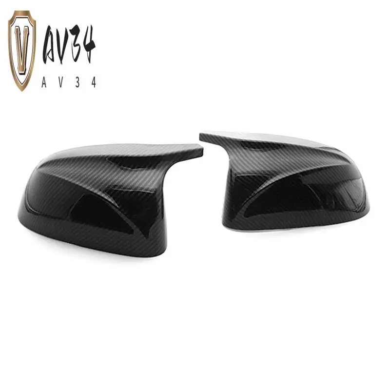 

AV34-Rear View Side Mirror Cover Carbon Fiber Rearview Mirror Housing For BMW New X3 X4 X5 G01 G02 G05