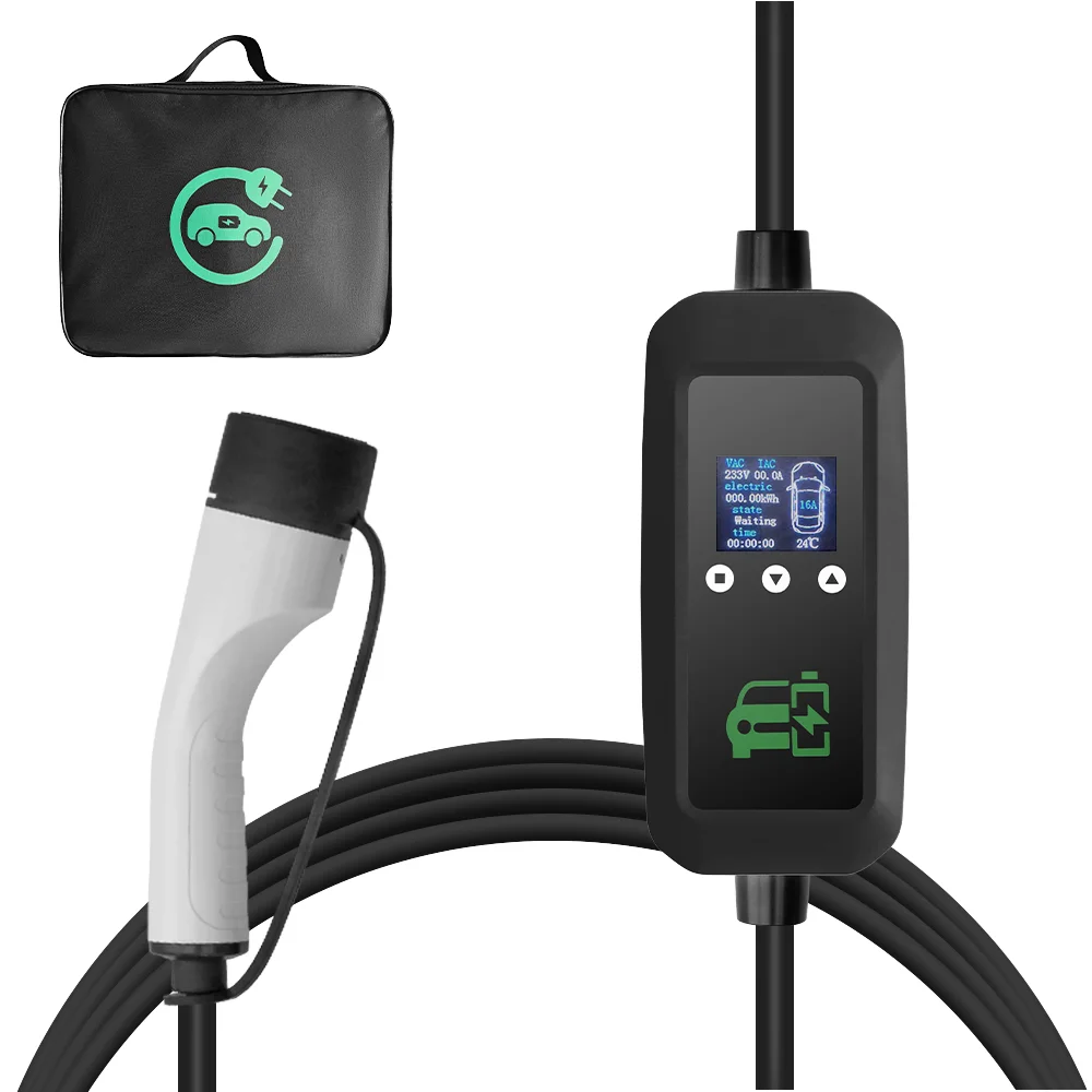 

Hot Sale JUSHI/JSOWELL 3.5KW Single Phase 16A Portable Electric Vehicle Type1 Type2 Wifi App AC Charger Fast Charging Station