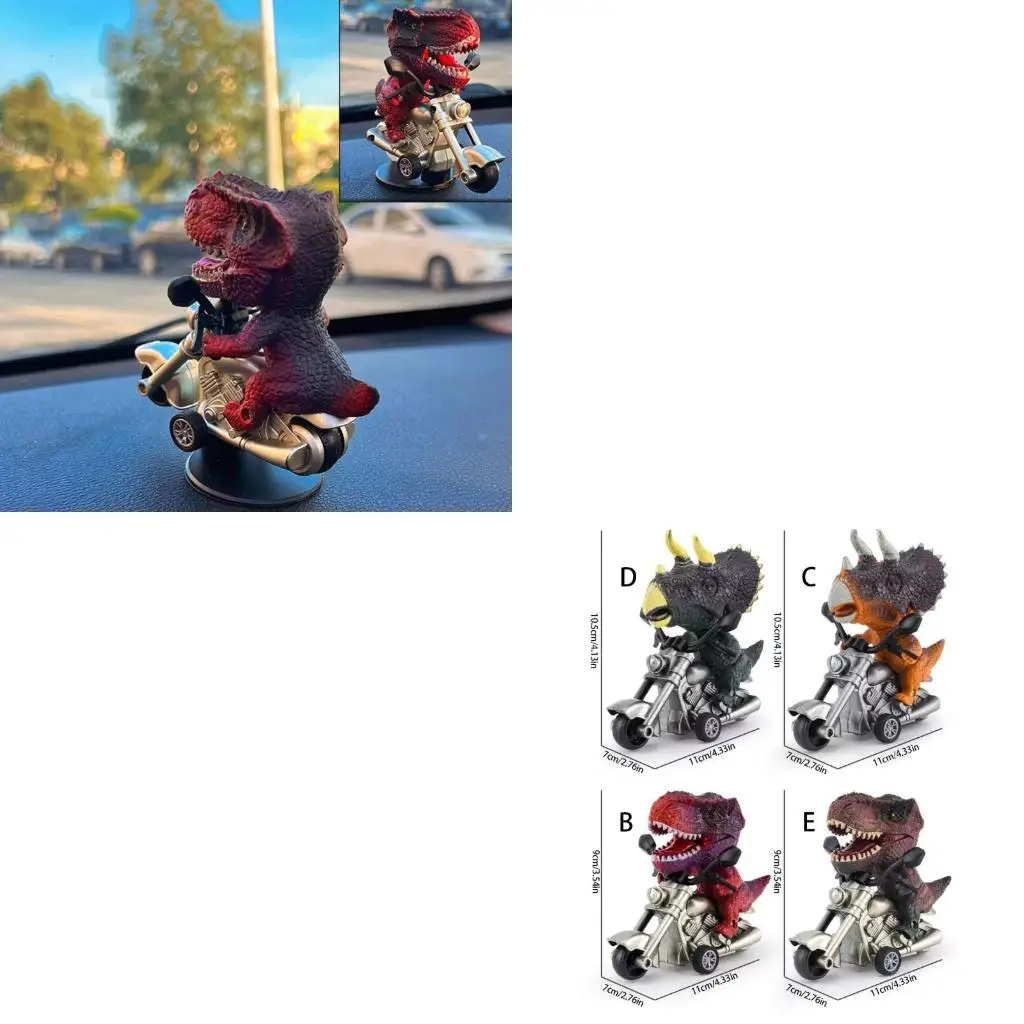 XA6H Auto Balancing Dinosaur Ride Car Ornament Plastic Component for Fun Driving
