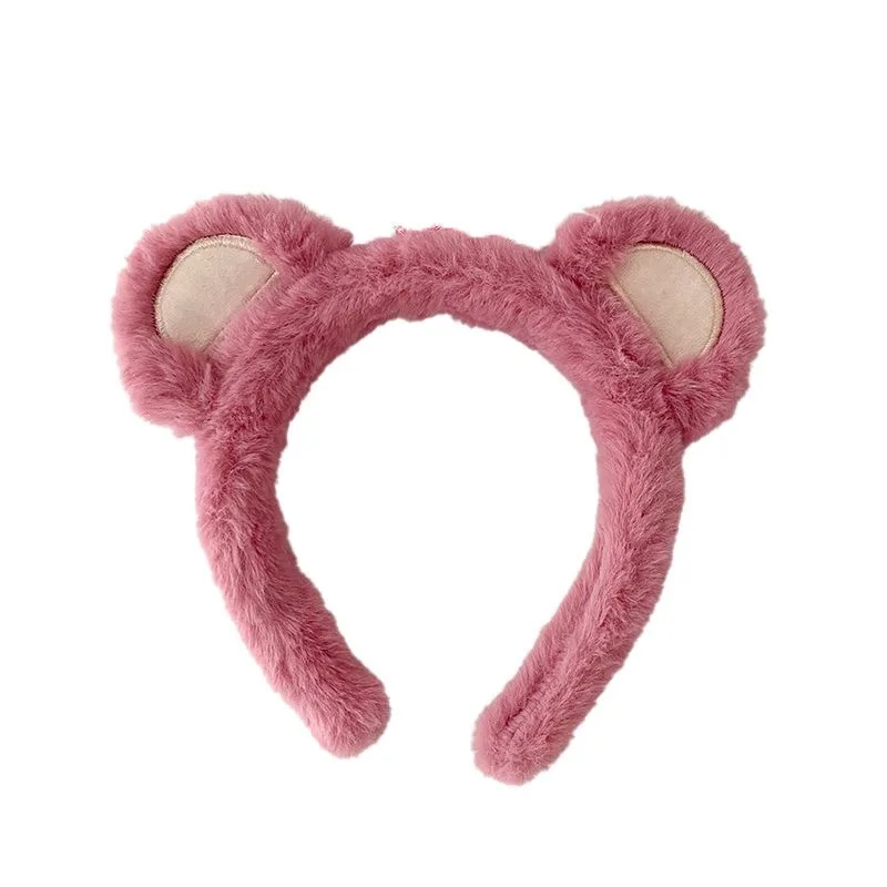 Cartoon Wash Face Hair Band Cute New Cartoon Headdress Wash Face Apply Facial Mask Hair Band Anti Slip Plush Headband Hair Band