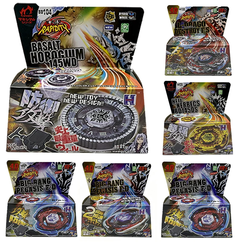 Takara Tomy Metal Fusion Galaxy Pegasis Fury Master 4D System Gyro mit Launcher Spinning Top Spielzeug Weihnachten