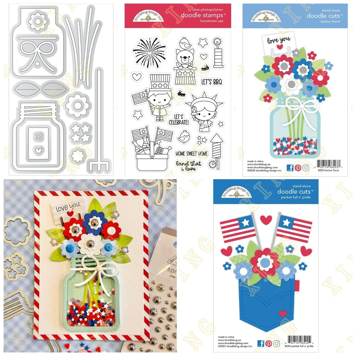 

Pocket Full O' Pride Festive Floral Stamps and Metal Cutting Dies for DIY Scrapbooking Decoration Craft Making Greeting Card