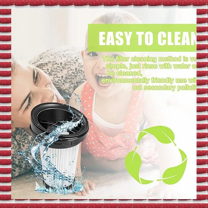 A97G 8 фильтров для ручного пылесоса, для Grundig Vch 9629 Vch 9630 Vch 9631, фильтр для пылесоса с чистящей щеткой