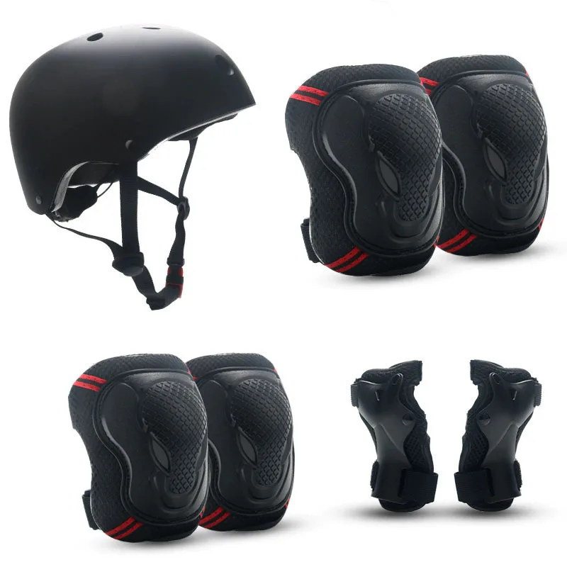 Equipamento de Proteção de Patinação Infantil, Conjunto de Capacete, Bicicleta Equilíbrio, Skate, Equipamento de Proteção de Joelho, Meninos e Meninas