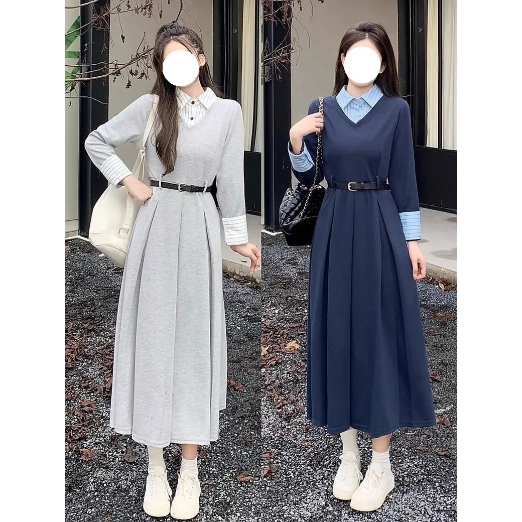 فساتين نسائية بأكمام طويلة فستان Quinceanera أخضر ربيعي كوبرو عاجي رقبة مربعة متدرج الحد الأدنى Ditsy حلو بسيط