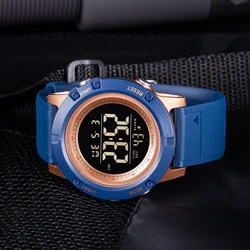 SMAEL Fashion Orange Men's Watch Waterproof 50M Luminous Mulit-Function Alarm Electronic Clock Sport Digital Wristwatches 1902