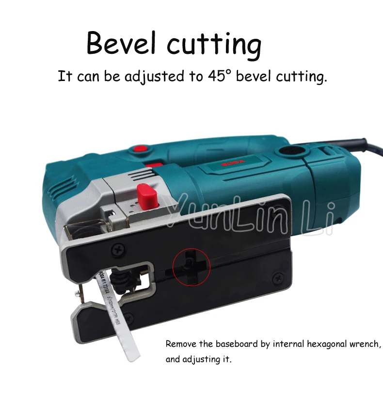220V Jig Saw Multifunction Sawing Small Electricity Woodworking Household Electric Tools JI-60