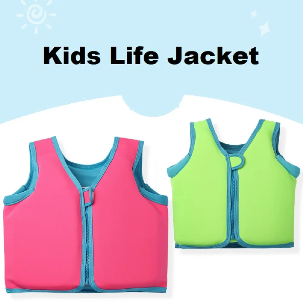 

Toddlers Learn Swimming Life Jackets Neoprene Children's Swim Vest Surfing Rafting Swimming Sailing Water Sports Life Jacket