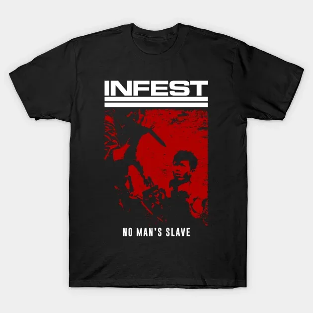 Infest No Man's Slave Short Sleeve Black Size S to 234XL Shirt FA459