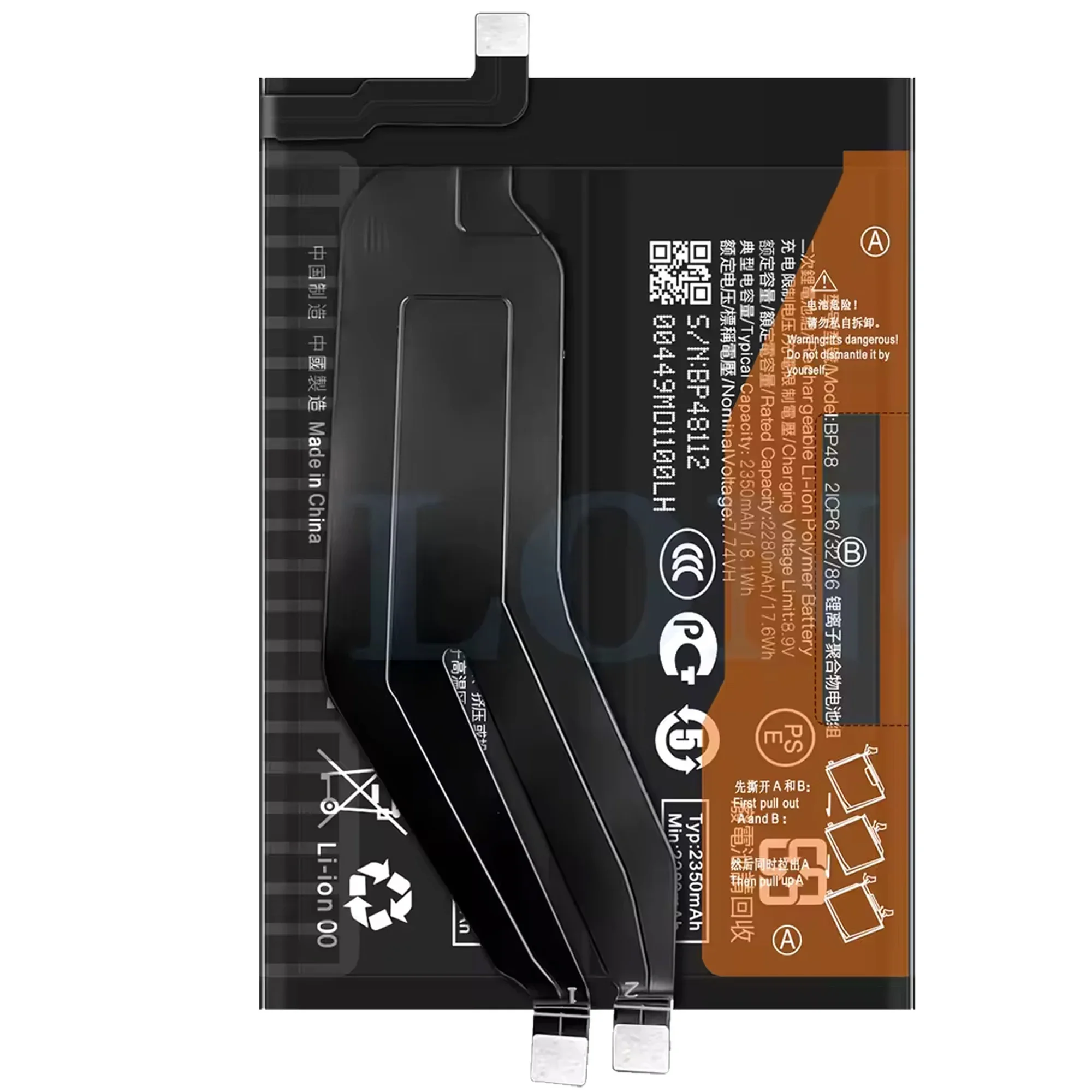 100% New Original Battery BP48 For Redmi K50/Poco F4 GT/Redmi K50 Gaming Battery + Free Tools