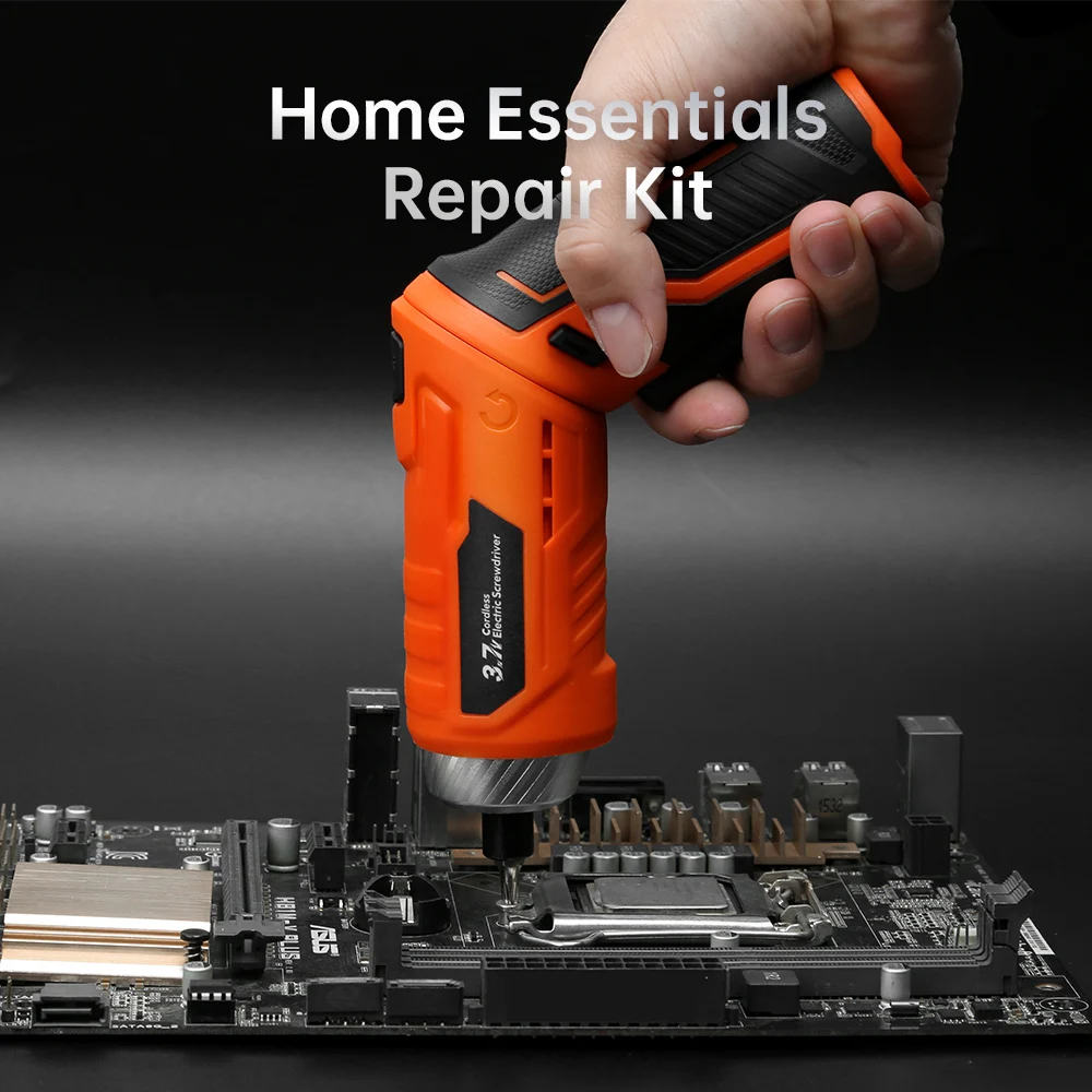 Set Obeng Elektrik Presisi 35 In 1 Kit Isi Ulang Mini Bit Nirkabel Tanpa Kabel untuk Ponsel Xiaomi PC Laptop Seluler