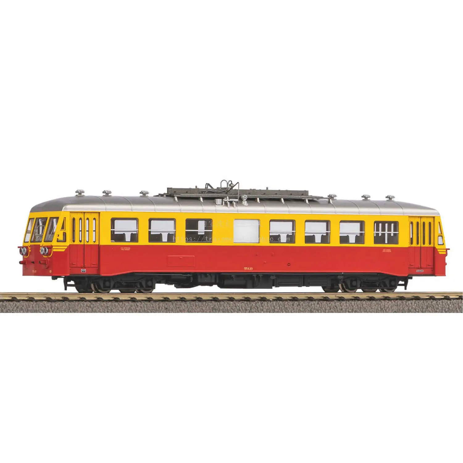 PIKO HO Schaal 1/87 Treinmodel Rh554 Diesel Intercity Wagon 52797 Digitaal Geluidseffect Volwassenen Collectie Speelgoedtrein Cadeau