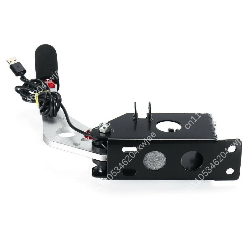 Racing Cockpit Steering Wheel Stand with Handbrake Holder Adjustable Frame for Logitech G25 G27 G29 Thrustmaster T300