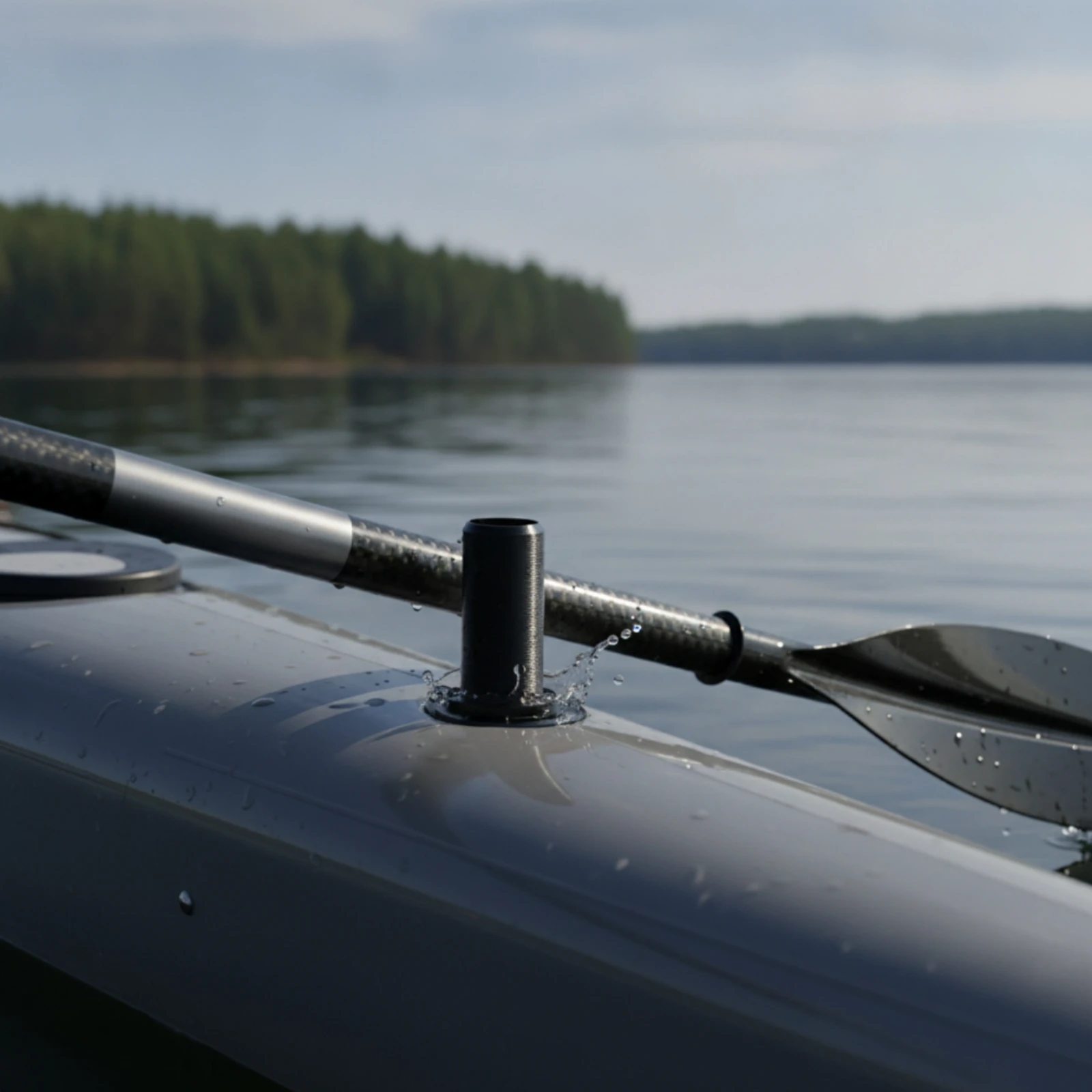 4 Pieces Oarlock Socket Insert Smooth Oar Lock Socket Insert Boat Hardware Easy to Use for Boaters, Rowboats, Boats