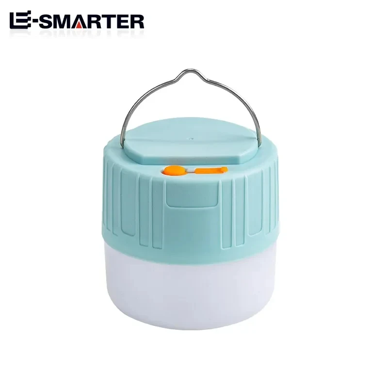 Outdoor Solar LED Camping Lights USB Rechargeable Tent Portable Lanterns Emergency Lights For Fishing Barbecue Camping Lighting