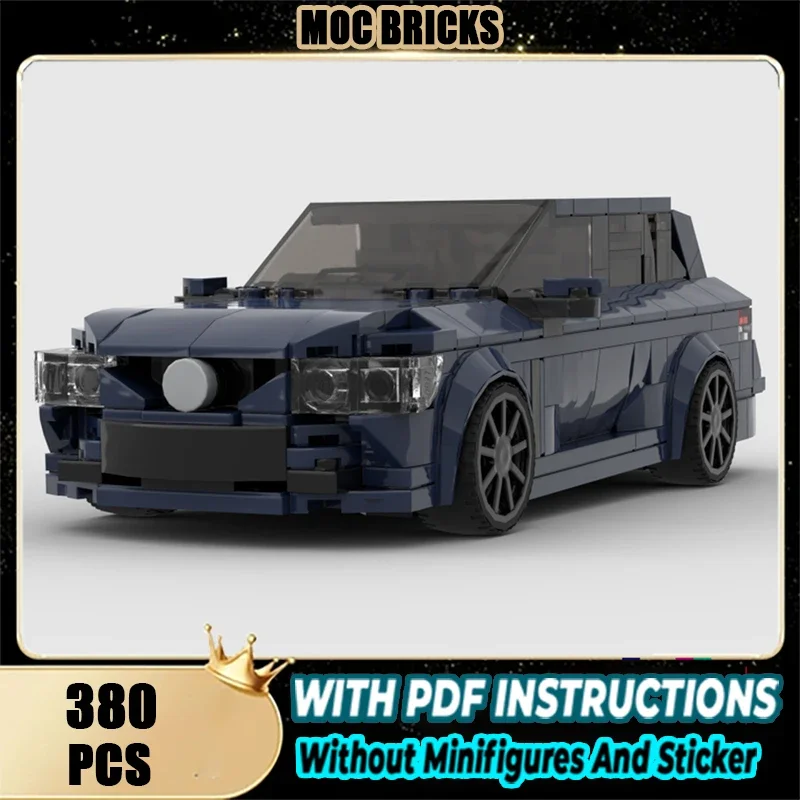 

Exquisite new MOC building block Station wagon VF Commodore SS-V Redline technology modular children's toy gift DIY assembly set
