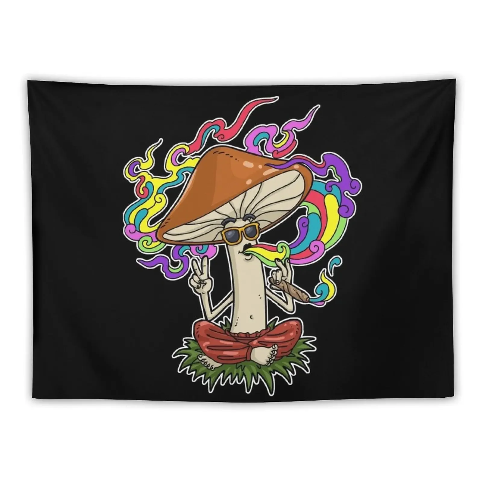 

Hallucinogenic Shrooms Magic Mushroom Shirt Pot Smoking Weed Tapestry Mushroom Christmas Decoration Tapestry