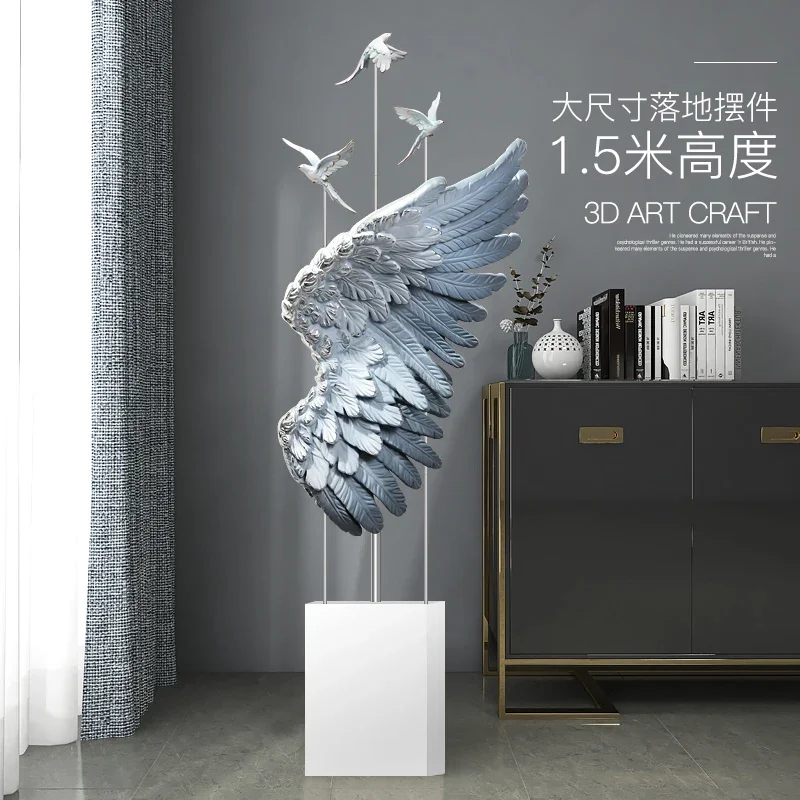 BJ-12 living room ornament, large floor-to-ceiling TV cabinet next to the entrance office decoration