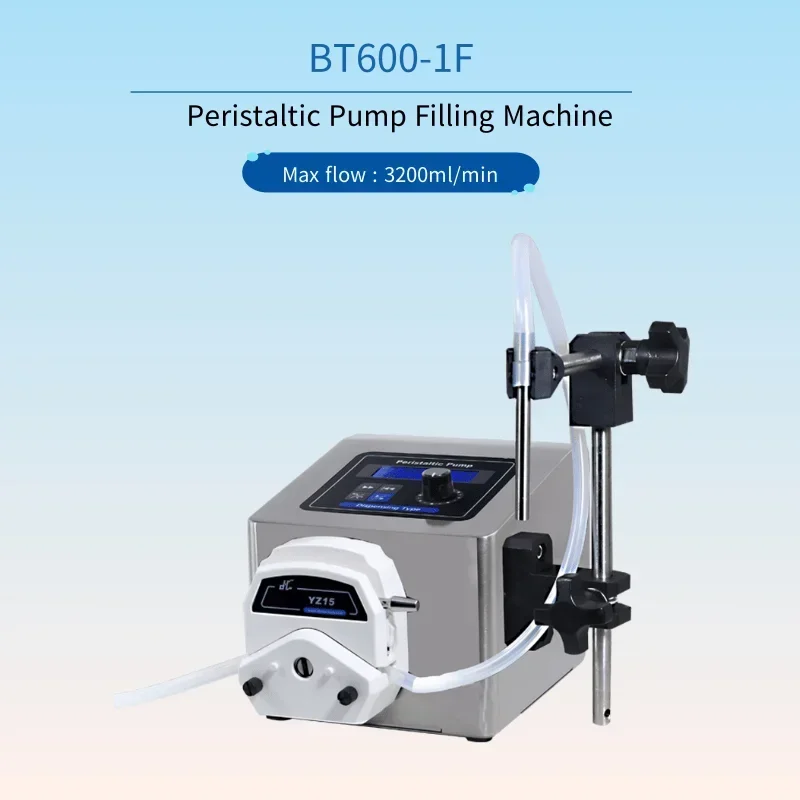 2025 Ditrontech Factory made oil liquid mini stepper motor peristaltic pump micro vegetable glycerin filling machine