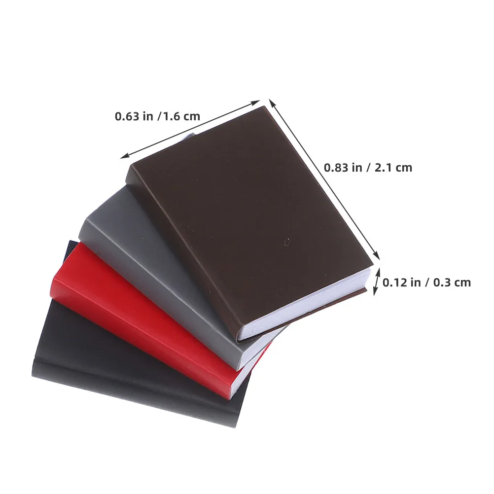 16Pcs Miniature Books for Dollhouse Compact Design Easy Carry Micro Landscape Library Fillers Realistic Page Turning Experience