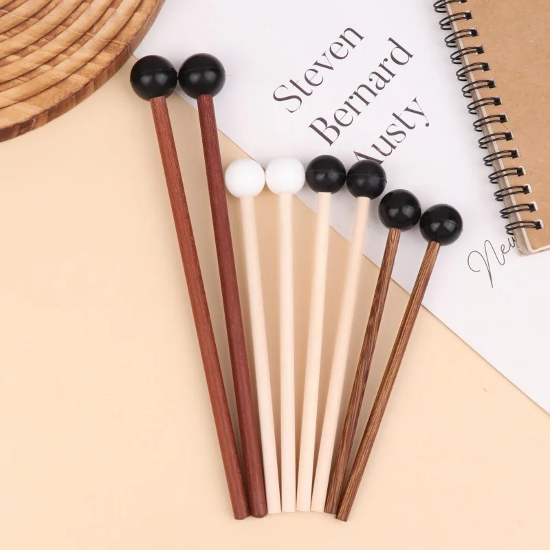 1pair Tongue Drum Mallet Children's Silicone Drumstick Percussion Instrument Part Hollow Drum Hammer