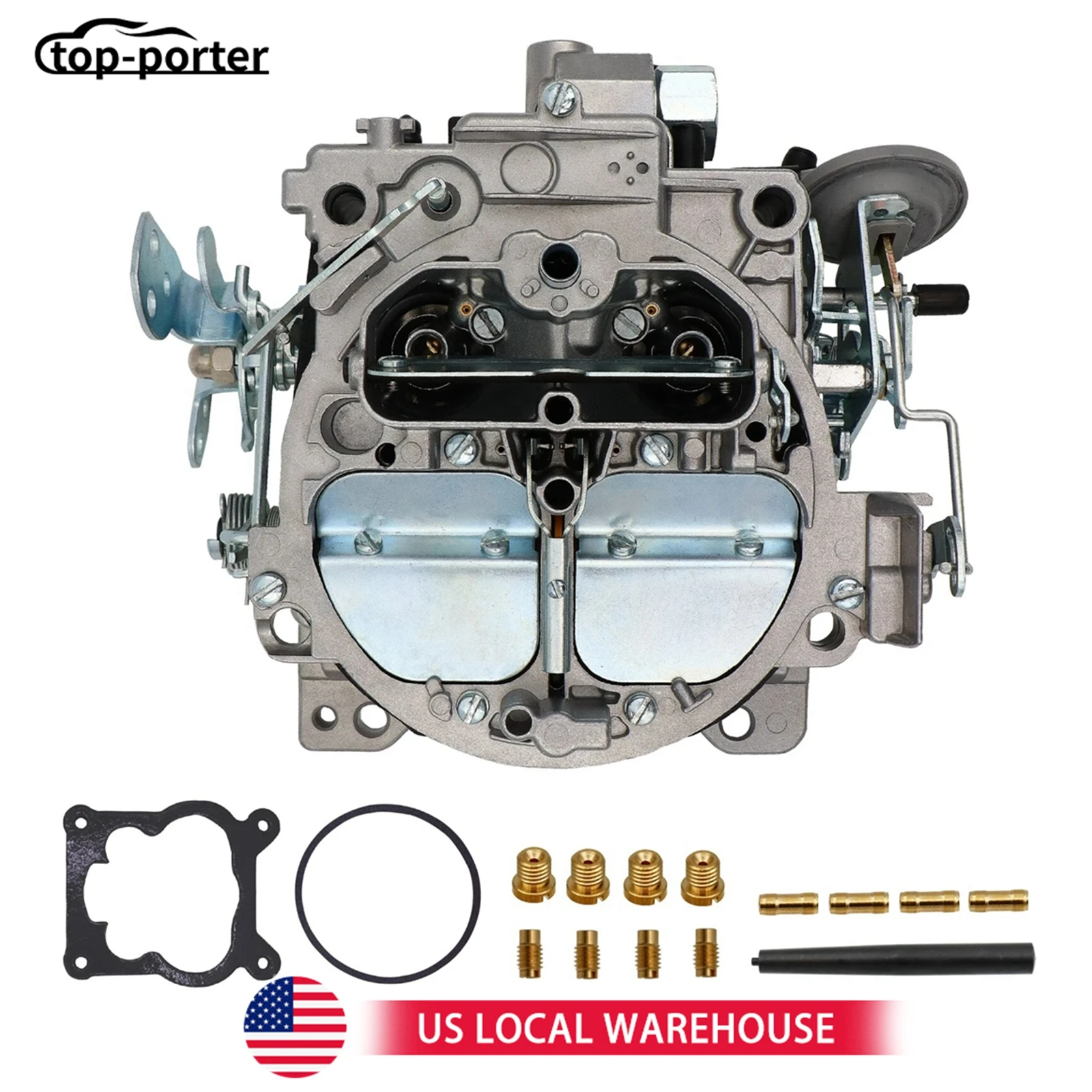 คาร์บูเรเตอร์สำหรับรถเชฟโรเลต GMC 327 350 396 427 454 600CFM 4 บาร์เรล รุ่น 7026202 7026203 7026210 7027202 7027203 7046907