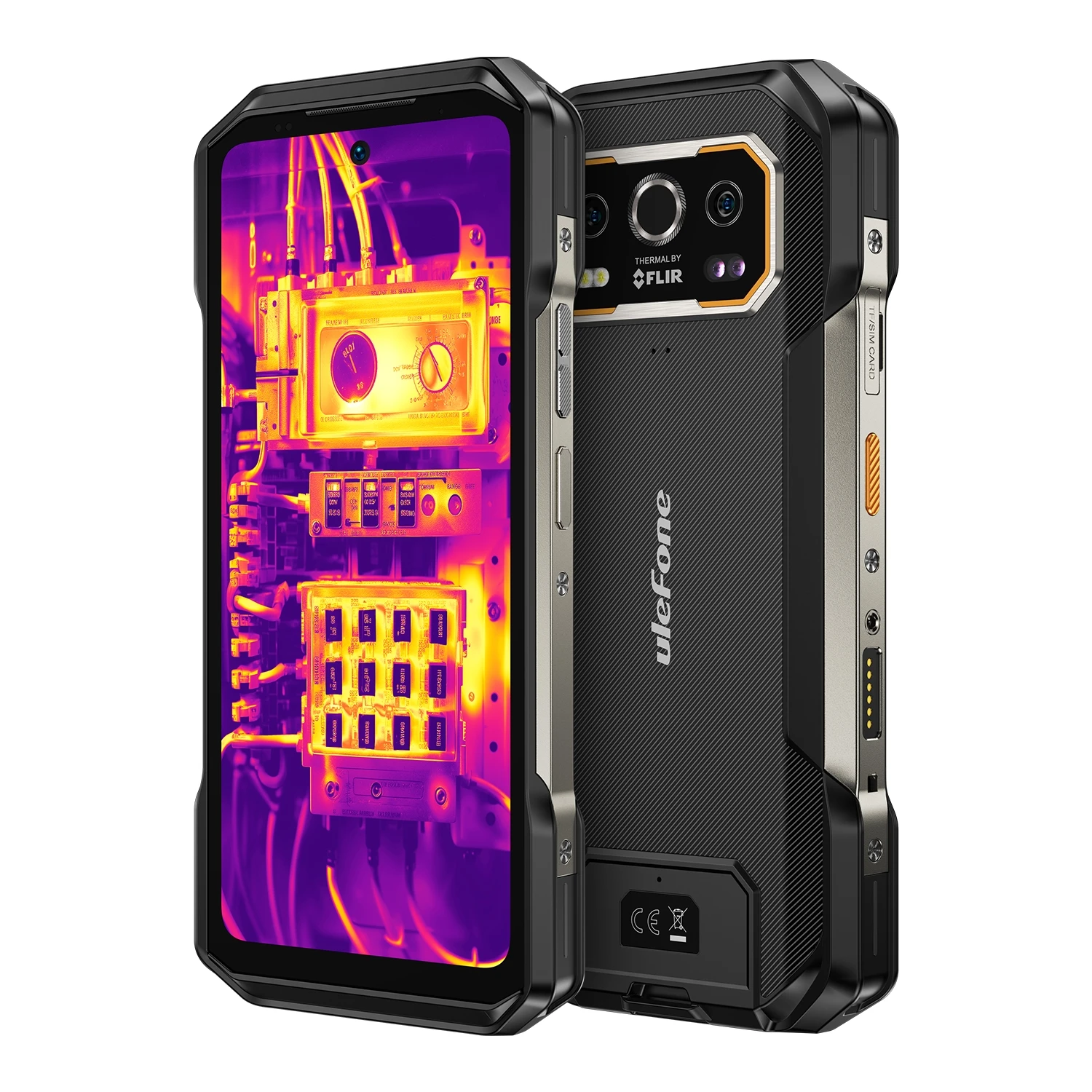 Ulefone Armor 27T Pro + Rugged Phone Thermal Imaging 12GB+256GB Night Vision 10600mAh 6.78'' Dimensity 6300 5G NFC Smartphone