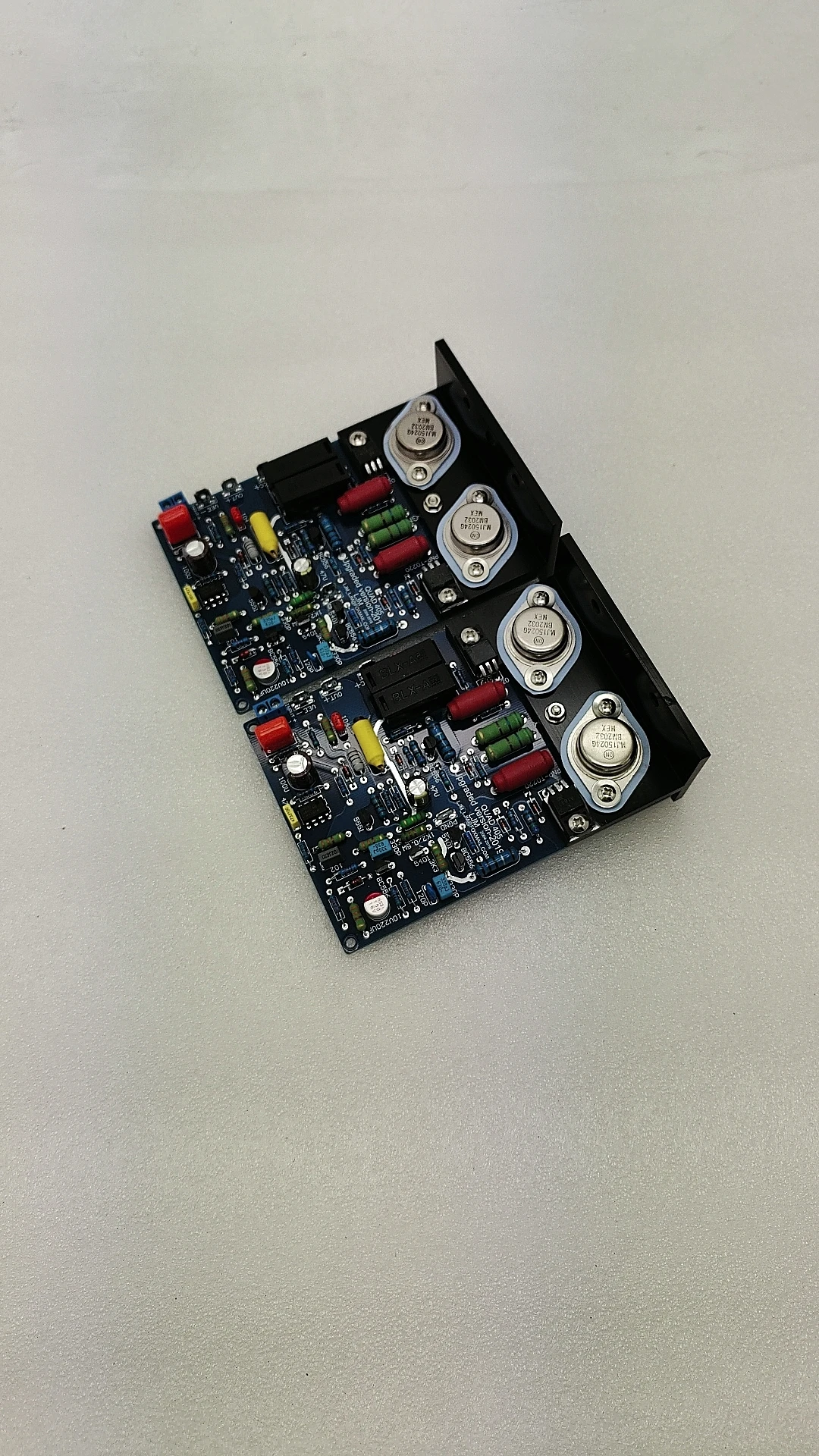 زوج واحد من مضخم الطاقة الكلاسيكي WEILIANG AUDIO Quad 405 المنسخ لوحة مجمعة وتم اختبارها