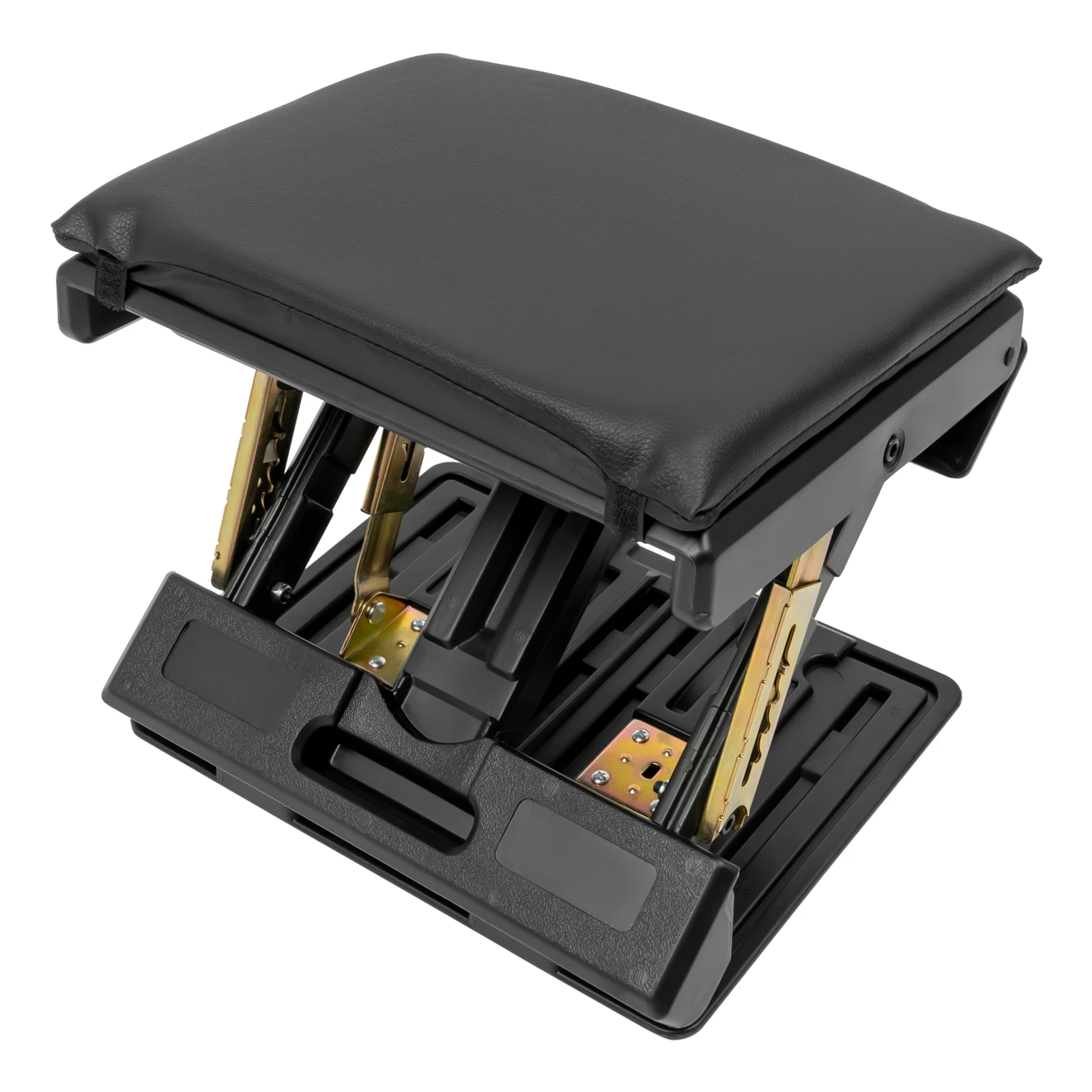 Adjustable Foot Rest Ergonomic Foldable Footrest Feet Support Stool 176.37lbs Load Bearing for Car, Office, or Home