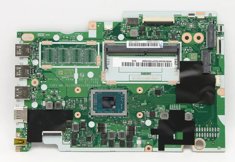 GS450 GS550 GS750 NM-C821 motherboard Factory number for Lenovo IdeaPad 3 15ADA05 laptop motherboard with CPU i3050U i3150U