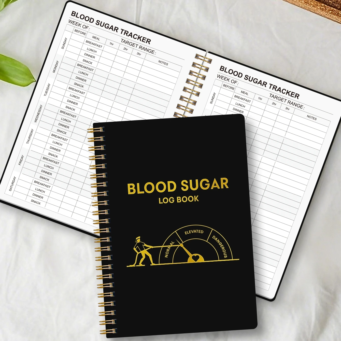 2025 كتاب سجل السكر في الدم، مذكرات سكر الدم الأسبوعية، ما يكفي لمدة 63 أسابيعًا، كتاب مجلة تعقب الجلوكوز اليومي لمرضى السكري