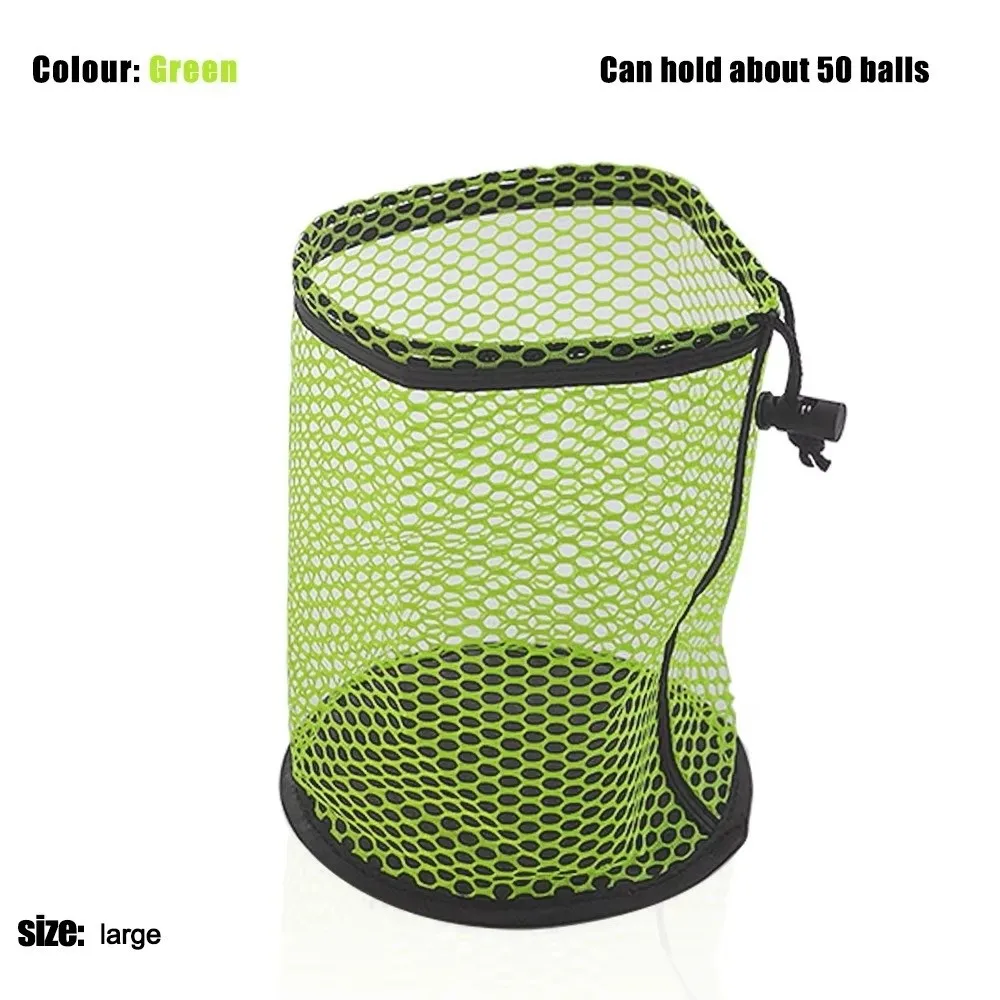 New Portable Sports Mesh Net Bag Multipurpose Nylon Drawstring Pouch Golf Sports Supplies Can Hold 12/25/50 Balls