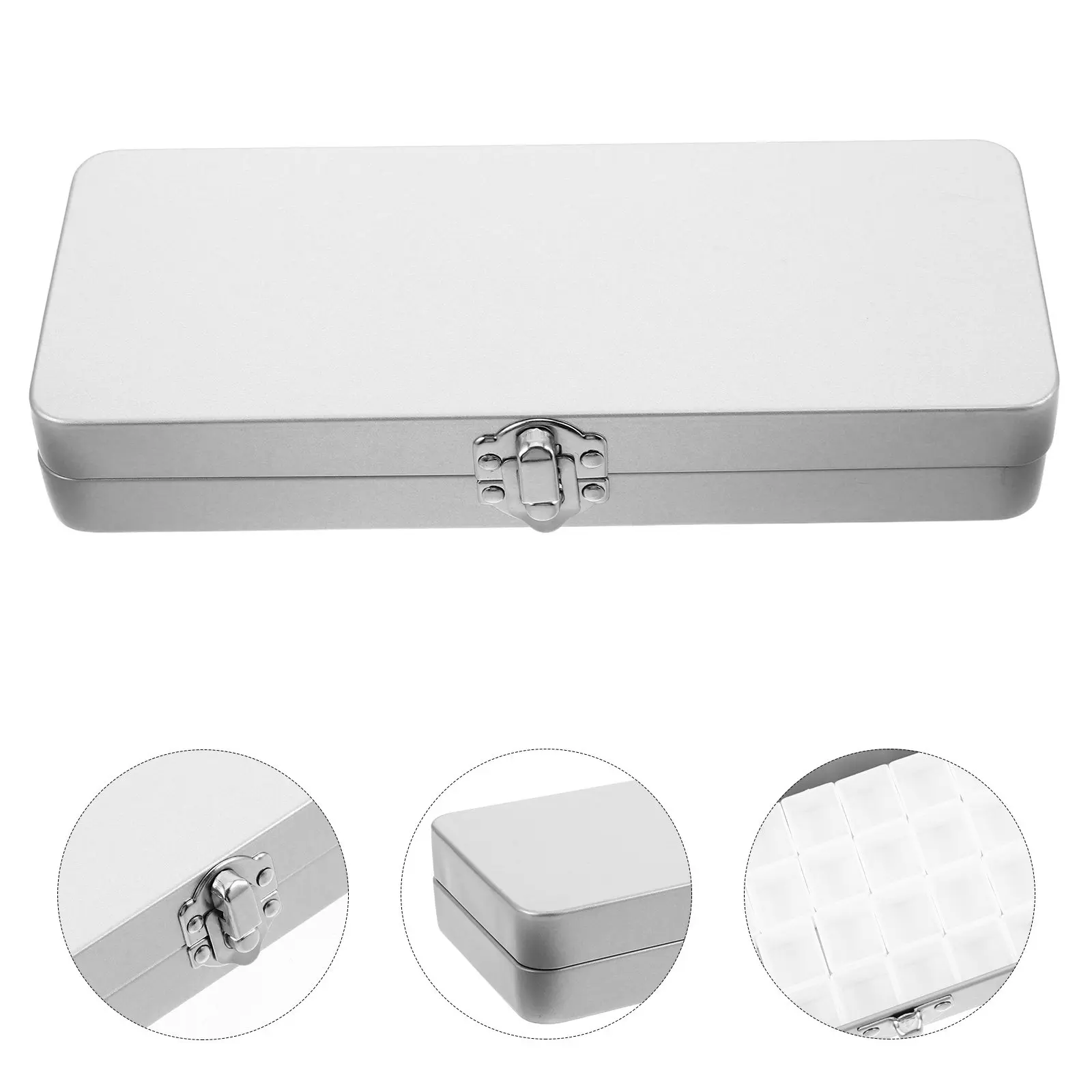 

Палитра для акварели на 48 ячеек с герметичной крышкой, портативный компактный контейнер для рисования и скетчинга для художников и студентов