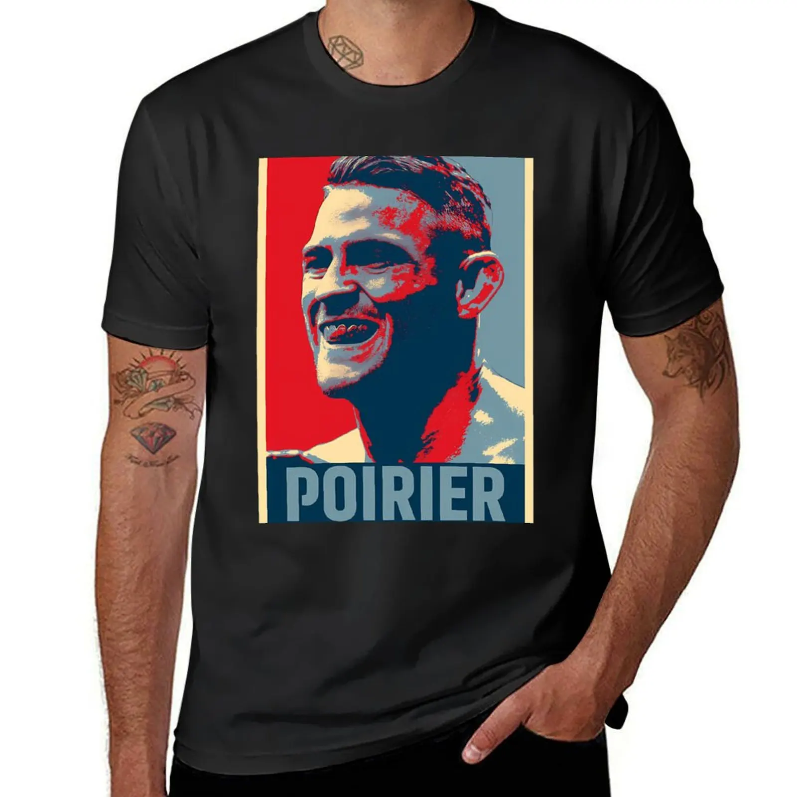 Dustin Poirier Hope T-Shirt new edition summer tops mens t shirt graphic